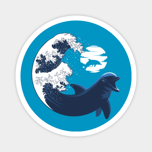 Wave Dolphin Magnet